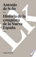 libro Historia De La Conquista De La Nueva España